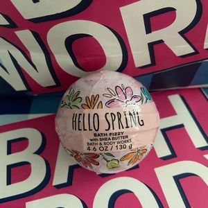 Bath bomb hello spring bath and body works